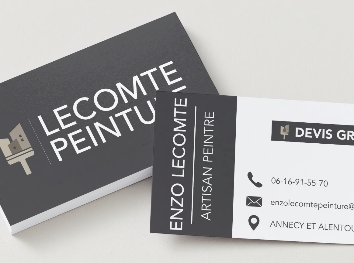 Carte de visite LECOMTE Peinture